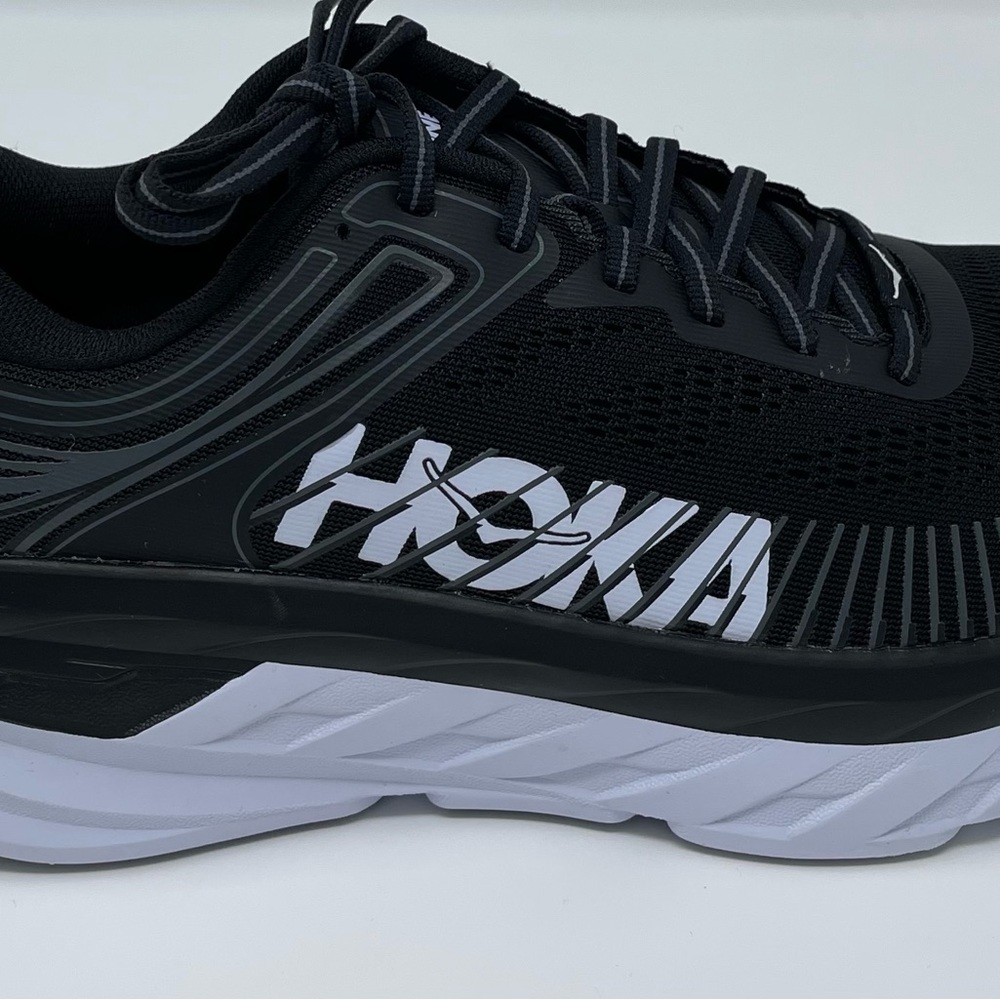 Hoka One One Men’s Bondi 7 1119393/BWHT Running Shoes Size 9